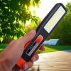 3 Lighting Modes USB Rechargeable Flashlight 270 Degree Rotating Emergency Light  Camping