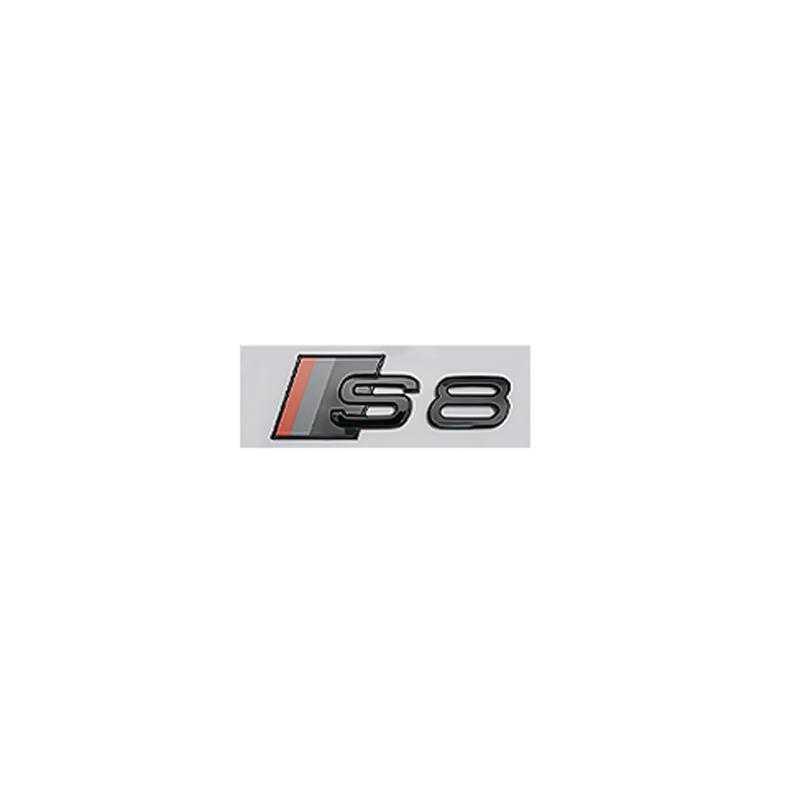 New ABS Plastic for Audi S3 S4 S5 S6 S7 S8 Letter Side Decal Rear Stickers Car Body Trunk Emblem Badge Decoration Accessories