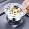Stainless Steel Kitchen Sink Pop-Up Strainer and Stopper