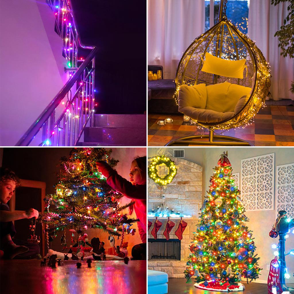 High Bright Twinkle Star LED String Fairy Lights Waterproof 220V 110V Garden Wedding Christmas Outdoor Patio Garland Decoration