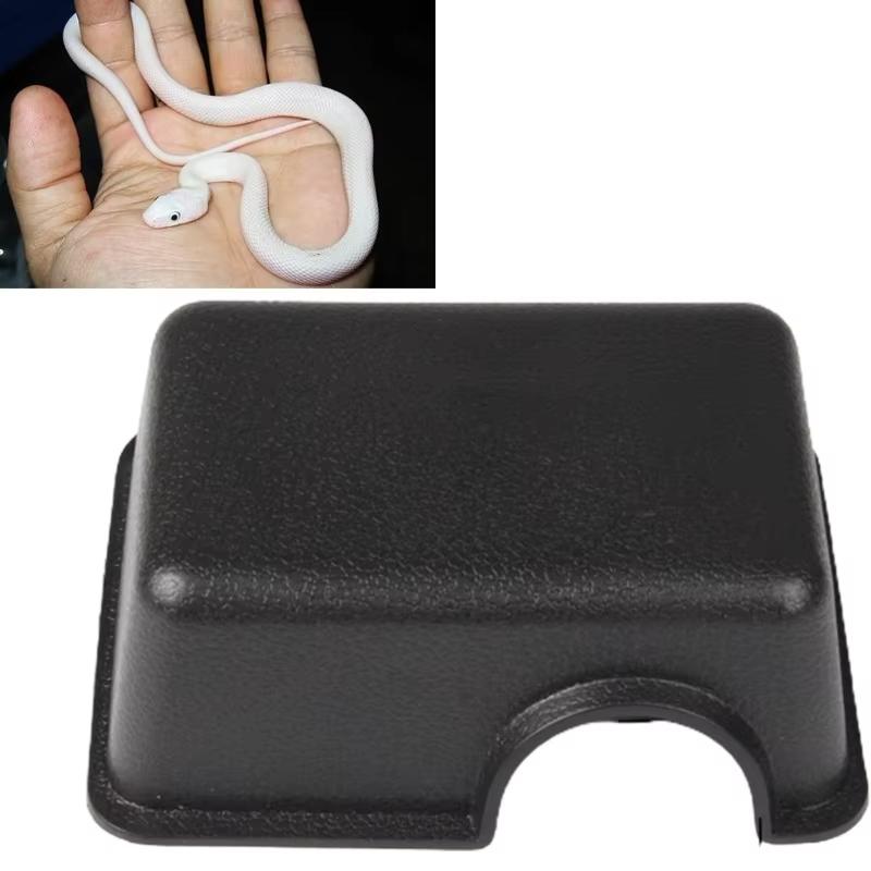 1 Pcs Snake Hide Small Reptile Hide Box Caves Reptile Terrarium Hide Snake Cage Box for Lizards Leopard Gecko Boxs Accessories S