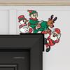 Creative Christmas Switch Sticker Funny Wall Art Door Frame Decor Creative Living Room Bedroom Corner Decoration