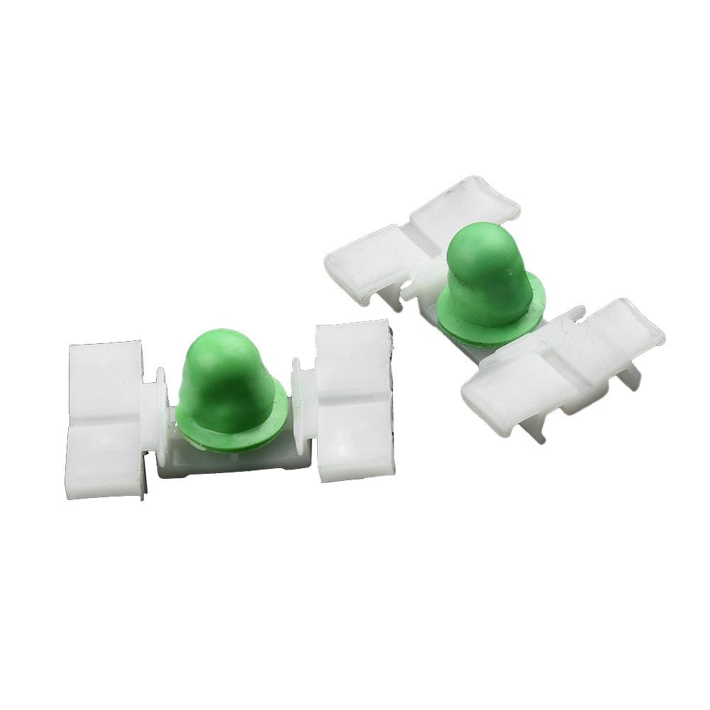 20x Car Exterior Door And Side Moulding Trim Clips Plastic 31*20mm For BMW E36 E46 323 325 328 330 White+Green Car Accessories Interior Mirrors 6