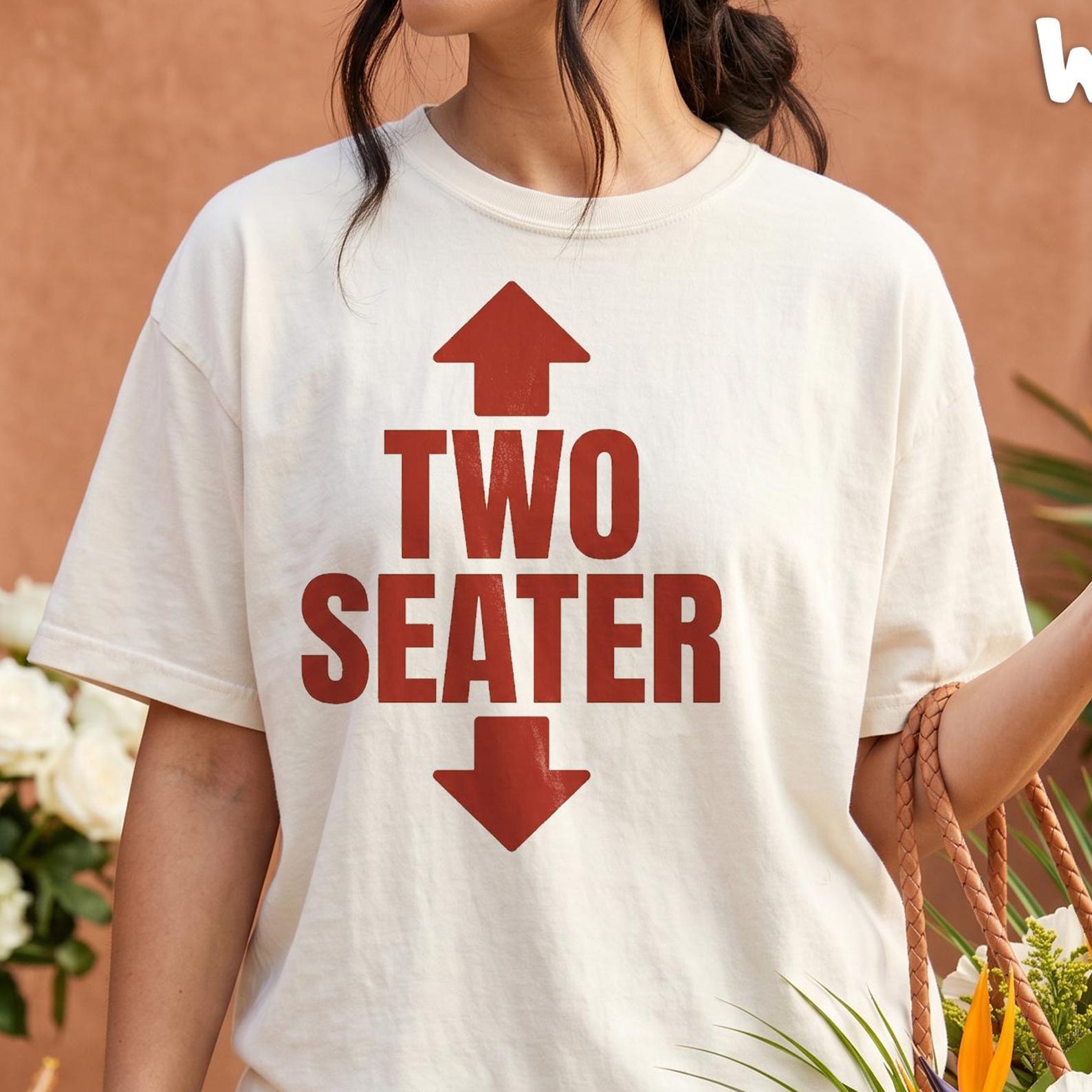 Comfort Colors® - Two Seater Shirt, Funny Adult Humor Tee, Sarcastic Innuendo Gift, Bachelorette Party Graphic Shirt 3XL