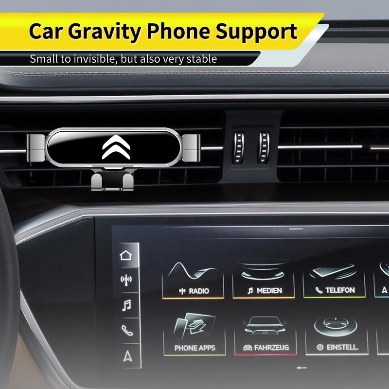 Auto Handyhalterung Halterung Schwerkraft Handy Halterung Mit Haken Zubehör Für Citroen C4 C3 C5 C1 C2 Berlingo Celysee Cactus Picasso