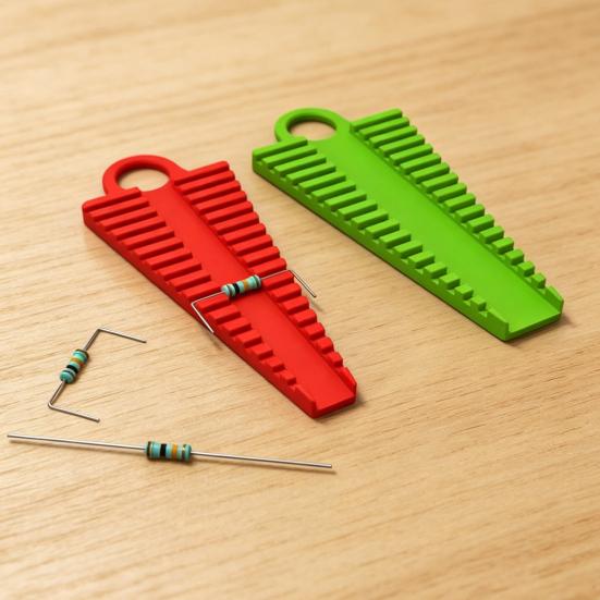 2Pcs Resistor Lead Bending Tool Precision Electronic Component Lead Former Resistance