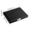 Black wooden saxophone and clarinet reed case for 6 saxophones
