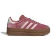 adidas Gazelle Bold Preloved Velluto Cremisi Sneakers da Donna Rosa Rosa Sabbia Bianco Sporco IG4389