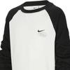 Nike Dri-Fit Athletics Comfortable Soft Loose Round Neck Quick-Dry Long Sleeve T-Shirt Kids Tops Sail-White Black HQ4742133