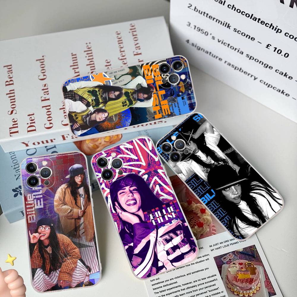 Pop Singer B-Billie Transparent Phone Case For IPhone 17 Air 16 Pro Max 15 14 13 12 11Plus Shockproof Cover