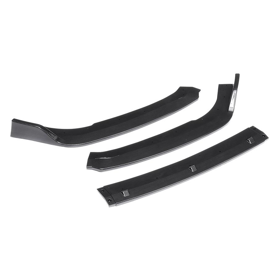 Front Bumper Lip Spoiler Wing Body Kit Carbon Fiber Surface For 2018 2019 Honda Accord