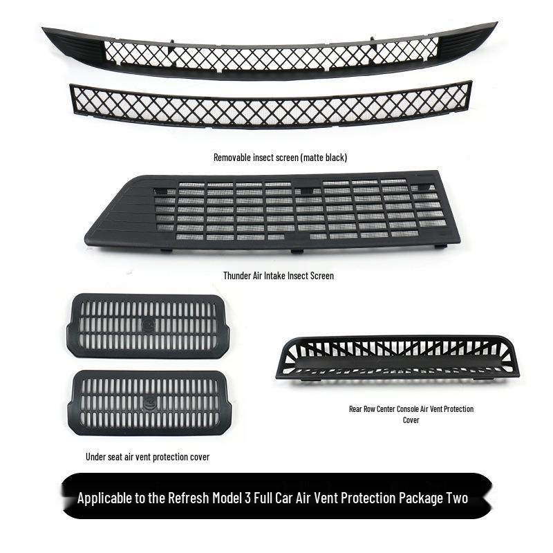 TPE Floor Mats for Tesla Model Y3 Interior - Complete Set for New Car Modification