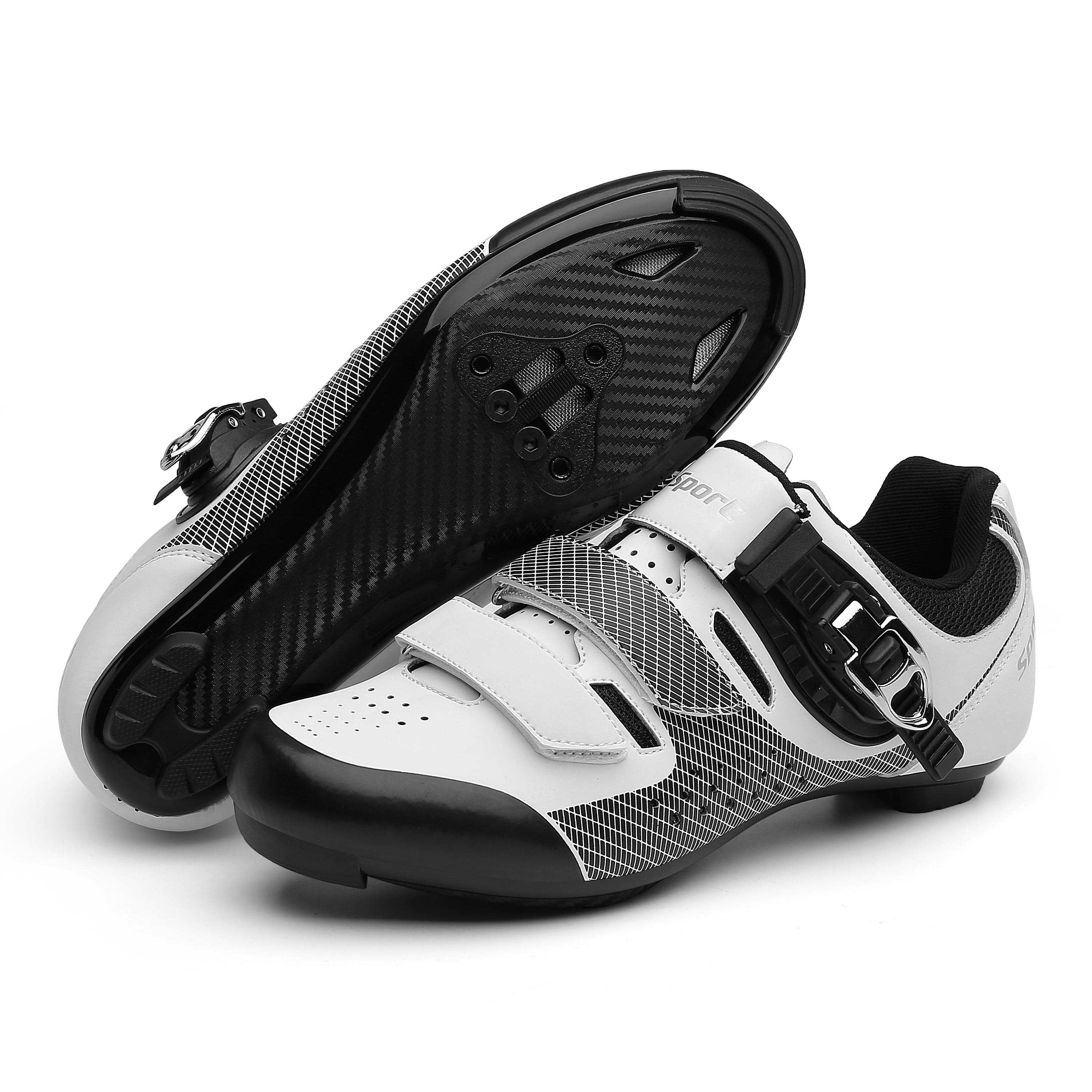 

Quality Cycling Sneakers Mtb with Cleats Men Carbon Sports Speed Bike Shoes Women Mountain Racing Flat SPD Road Cycling Footwear 36