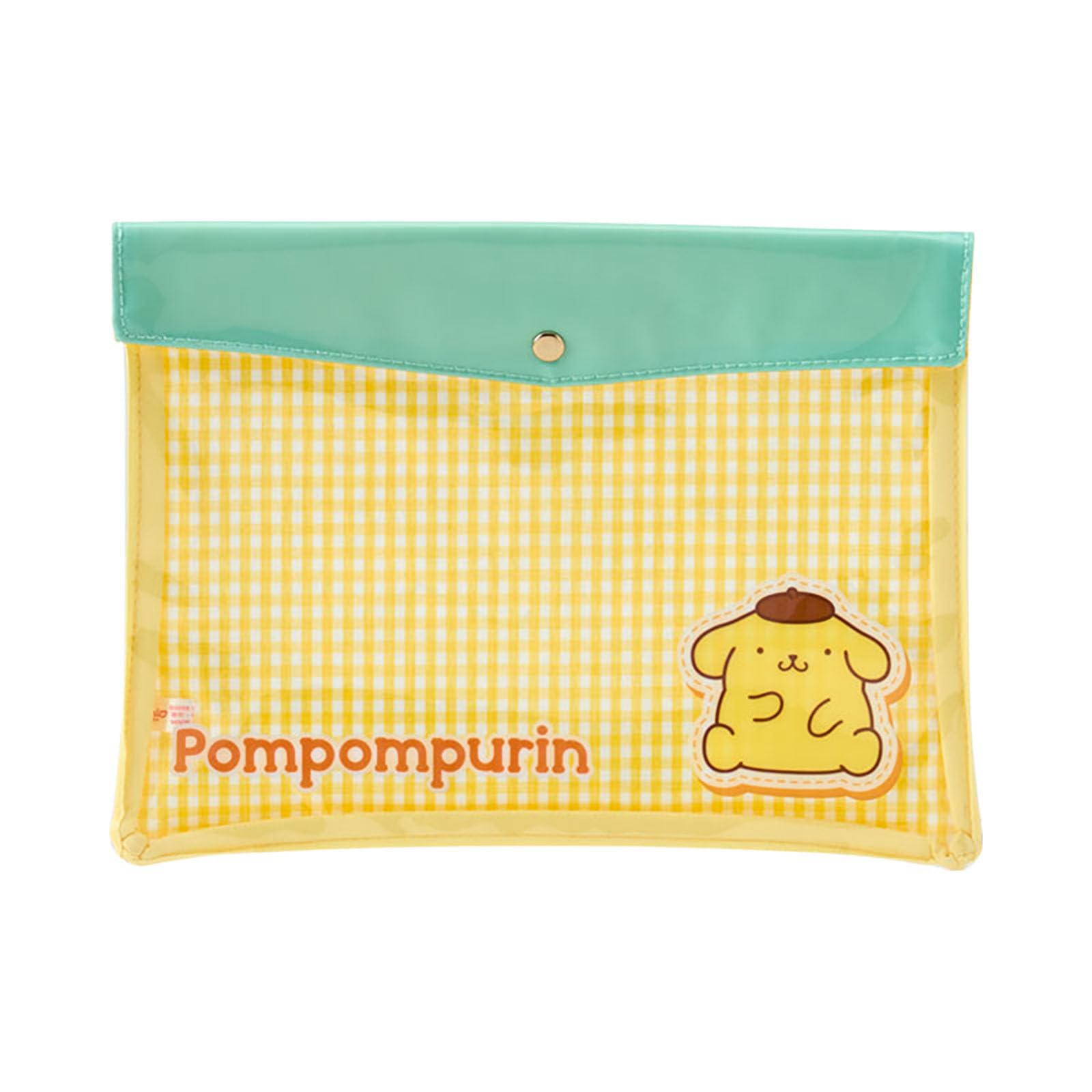 

Sanrio Clear Flat PVC and Laminated A5 Ages 3 and 642908 Case, Pompompurin, Cotton, Size, Up,