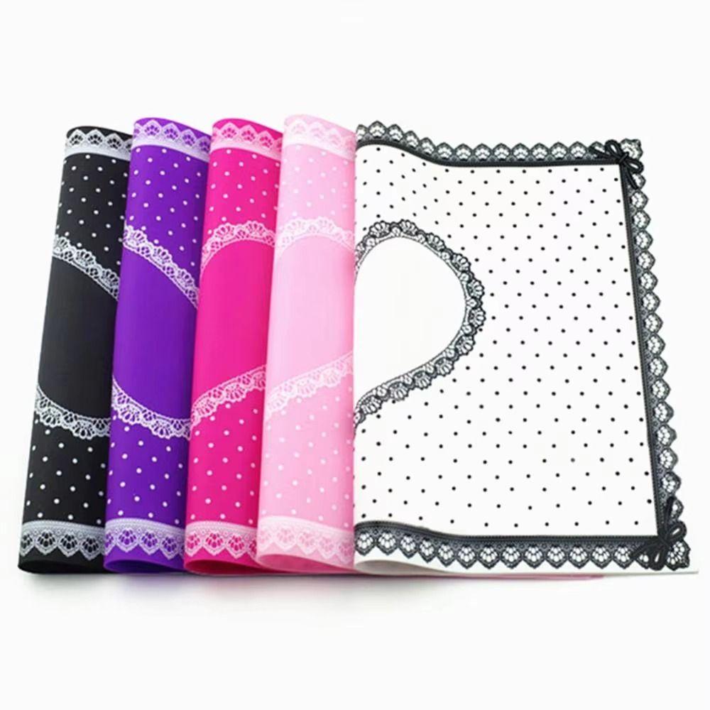 Washable Nail Art Table Mat Set Non Stick Silicone Hand Pillow Durable Manicure Armrest Pad  Home