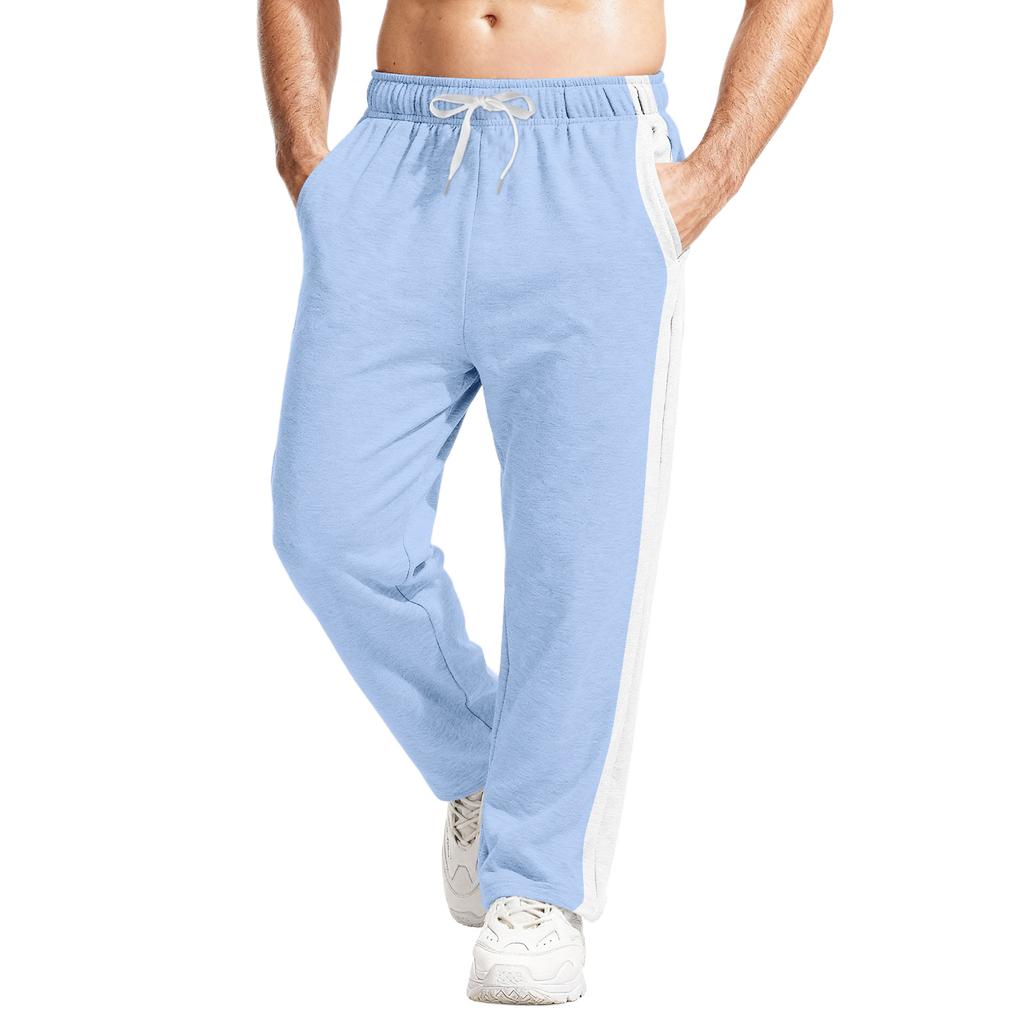 Men's Relaxed-Fit Casual Sweatpants With Stretch Waistband And Drawstring Yoga Pants