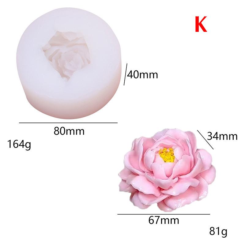 

3D Силиконовая форма для цветка жасмина и розы, сделай сам, для украшения шоколадного торта, пудинга, десертов, кондитерский инструмент для выпечки, форма для мыла, мастики, выпечки