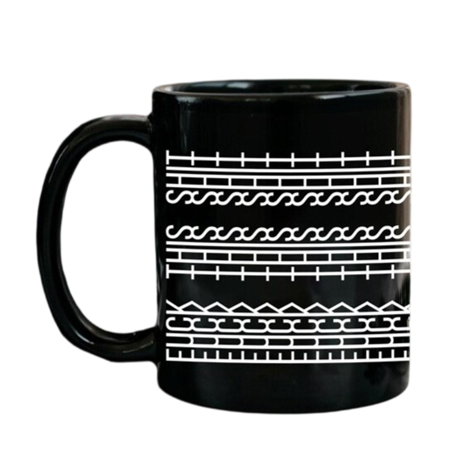 

Творческая новая керамическая кухонная забавная черная кофейная чашка One Size