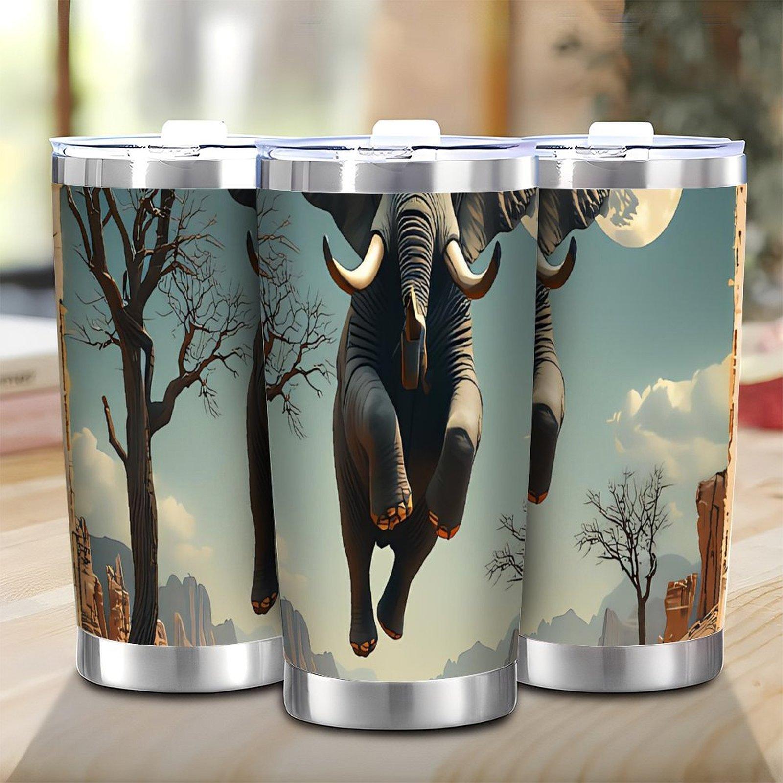 Contemporary Edition Collection 20oz Double Silver Side Insulated Beverage Container 20oz(566.99g)