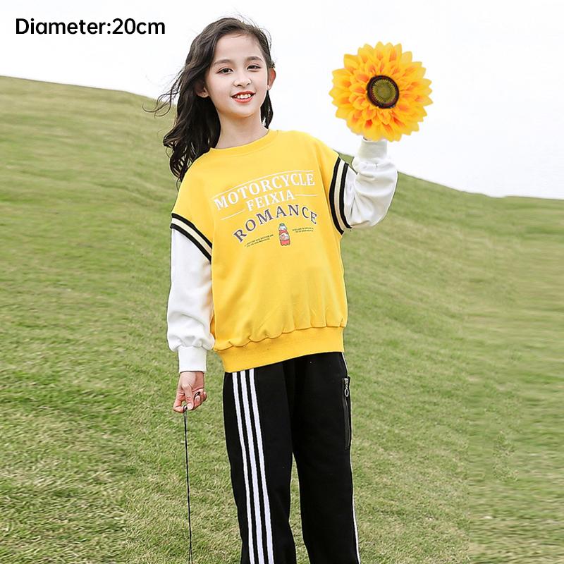 

Штучна квітка соняшника Смішні реквізити для виступів Реквізит для церемонії відкриття спортивного фестивалю Танцювальна вечірка Ігри Діти Соняшник