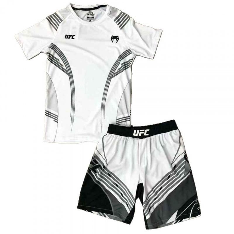 Boxing MMA BJJ Short Sleeve Shorts Set Training Fitness