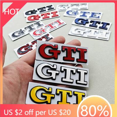 Golf 3 4 MK3 MK4 2026 Hot For VW VOLKSWAGEN 3D Metal Logo GTI Emblem Letters Car Rear Trunk Badge For Volkswagen VW Golf 4 5 6 7