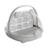 Breathable Hole Silkworm Breeding Box Folable Handle Plastic Insect Habitat Cage Visible Door Silkworm Observation Cabin Student