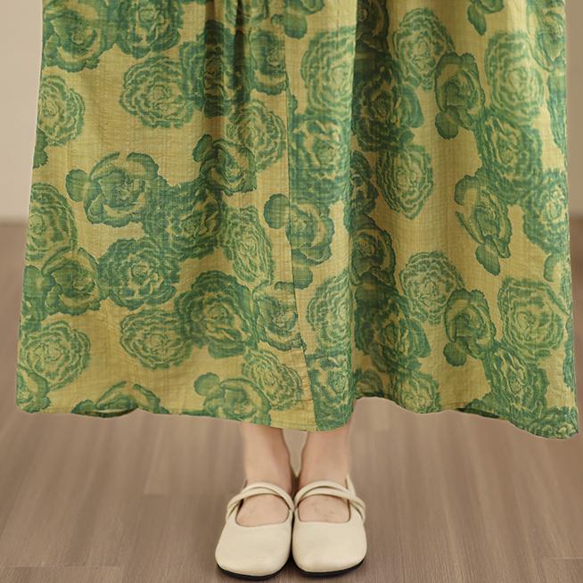 DIMANAF Women Plus Size Spring Summer New 2026 Vintage Long Dress Loose Oversize Long Sleeve Maxi Floral Print