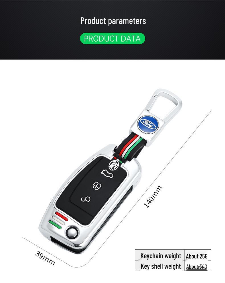 Classic Key Cover for Focus and Fiesta Models (09-13), Ecosport (16-18)