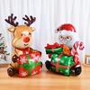 Self-Standing Christmas Balloons Cute Santa Claus Foil Balloon - No Helium Needed for Home & Office Festive Atmosphere Decor