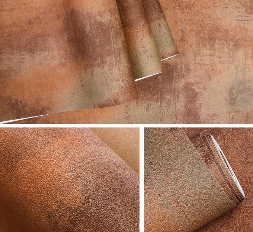 

Ретро цементно-серые обои чистый пигмент цвет черный бар ресторан фон 3D обои индустриальный современный домашний декор 5.3㎡