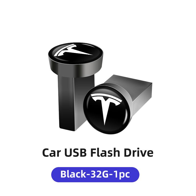 16/32/64GB Automobilio USB atmintinė MINI Muzikinė atmintinė Priedai Tesla Model 3 Model S Model X Model Y Roadster Bonina Coi