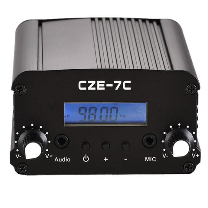 1W/7W Stereo Audio FM Sender Mini Radio Broadcast PLL Station 76MHz-108MHz