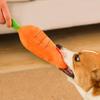 Carrot Dog Puzzle Toys Carrot Shape Dog Squeak Toys Stress Relief Dog Toys Stuffed Plush Puppy Toys For Small Medium And Large