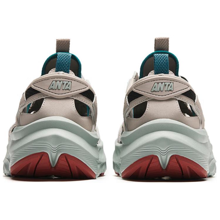 New Anta River Trekking Shoes Men's Gray Green 912428502-2
