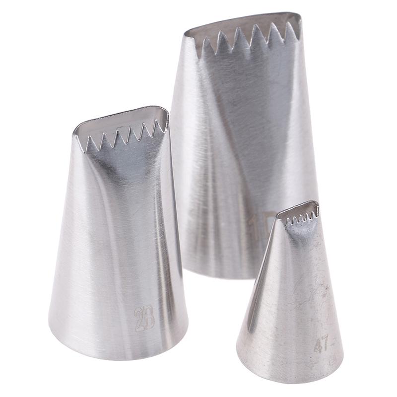 3 Pz Punte Intreccio Cesto Punte per Sac à Poche Ugelli Tubo in Acciaio Inossidabile