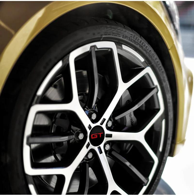 4 Buc Emblema Auto GT Autocolant Capac Butuc Central Roată pentru TOATE Mașinile