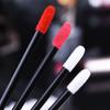 High Quality Disposable Gloss Scrub Lip Brushes  Flat Brush Style Made From Durable Nylon