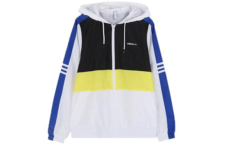 

Adidas Neo Jackets Women s White/Lemon Hooded Moderate Other FK9955 S