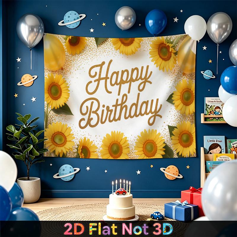 Party Backdrop Happy Birthday Birthday Photo Booth Background Front Door Decor