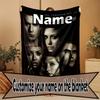 Personalizovaná deka s potiskem The Vampire Diaries s vlastním jménem, bytový dekor, ložnice, pohovka, kempování, gauč, dárky k narozeninám, Vánocům