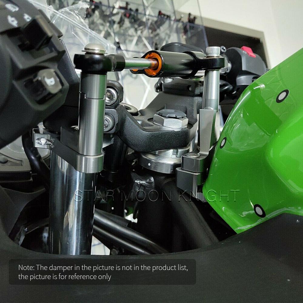Příslušenství pro motocykly Stabilizace řízení Držák držáku tlumiče CNC hliník pro Kawasaki Ninja 400 Ninja400 EX400 2018-2022