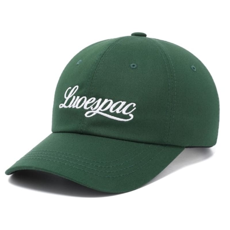 LUOESPAC Script Logo Ball Cap (Green)