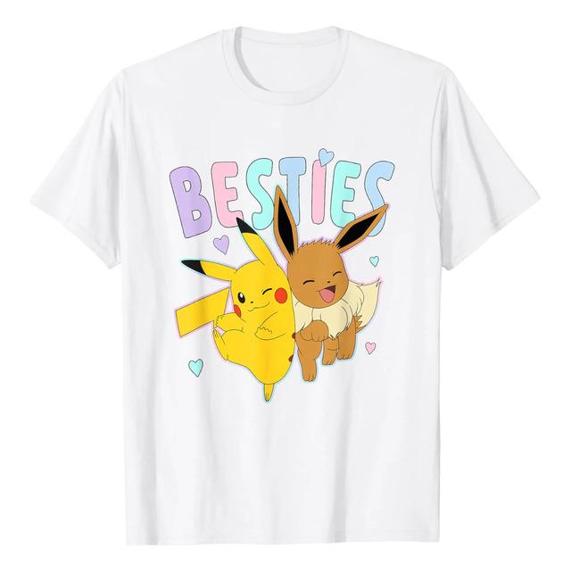 Camiseta Pokemon Pikachu Eevee Besties Group XXL