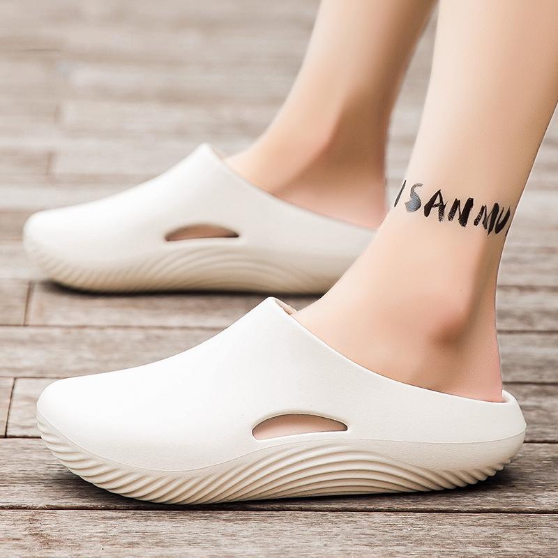 2025 Nové pánské pantofle Vnitřní zahradní dřeváky Vodotěsné kuchařské boty Plážové sandály Pantofle Pro pracovníky s domácími mazlíčky Venkovní rybářské boty