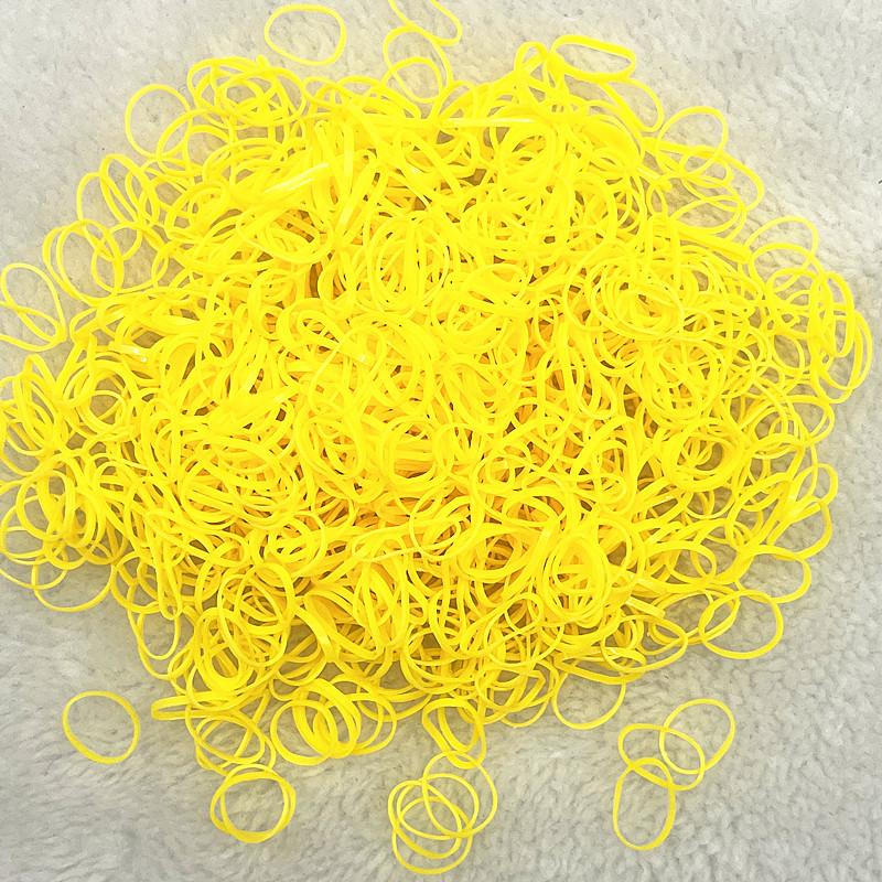 500pcs Cute Colourful Rubber Ring Disposable Elastic Hair Bands Ponytail Holder Rubber Band Scrunchies Kids Hair Accessorie