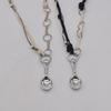 Chic and Quirky Spoon Pendant Necklace Delicate Spoon Pendant Necklace Elegant Braided Strings Neckchain Adornments