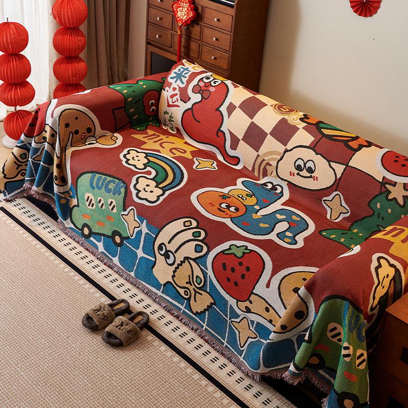 Sofa Cover Cloth Towel 2025 Popular New Four-season Universal Anti-cat Scratch Leather Sofa Special Cover Cushion Blanket