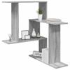 Wall Shelf Sonoma Grey 67 x 67 x 87 cm Engineered Wood