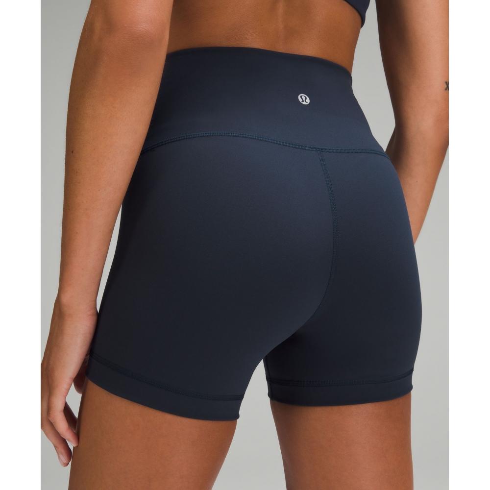 Lululemon Wunder Train High Rise Short 4  True Navy